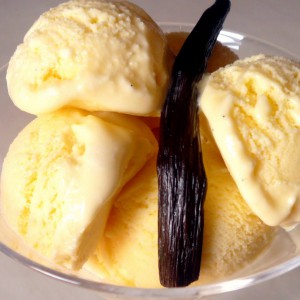 gelato, gelato alla vaniglia